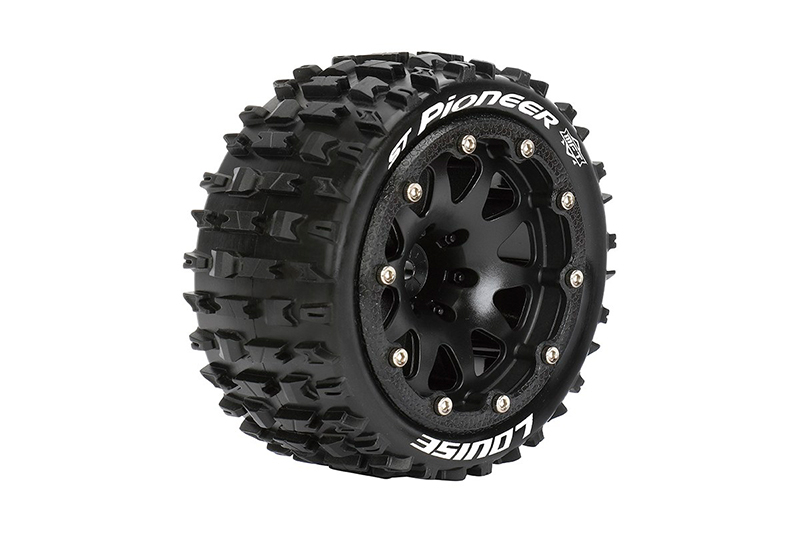 Колеса в сборе MFT 1/10 ST-PIONEER STADIUM TRUCK TIRE SOFT