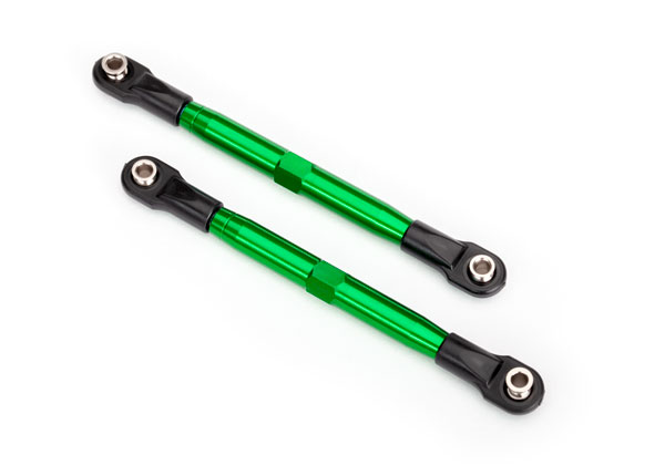 Тяги (TUBES, зеленый анодированный, алюминий 7075-T6, более прочный, чем титан) (87 мм) (2) / концы стержней (4) / алюминиевый ключ (1)