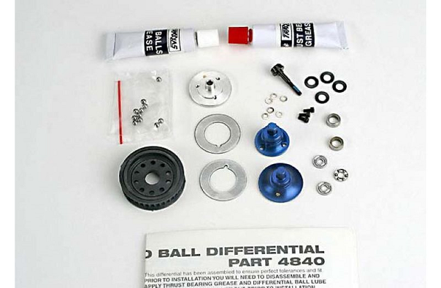 Ball differential, Pro-style (with bearings)