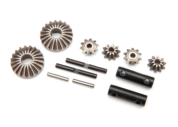 Комплект шестерен, differential (output gears (2)/ spider gears (4)/ spider gear shaft (2)/ output shaft (2)/ 2.5X13.8 pin (2))