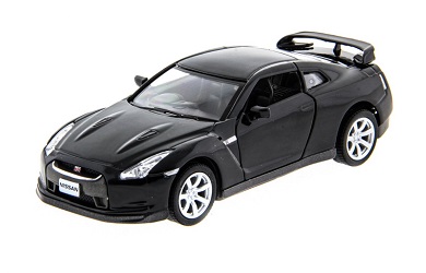 Машинка Kinsmart Nissan GT-R R35 1:36 (инерция) б/к