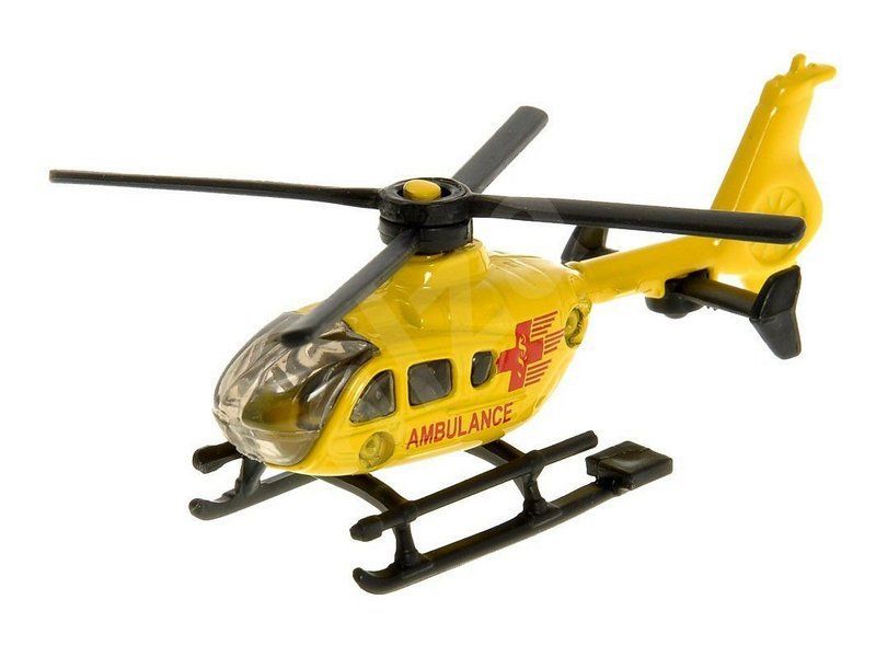 Вертолет Siku 0856 1/87, 8.1 см, желтый