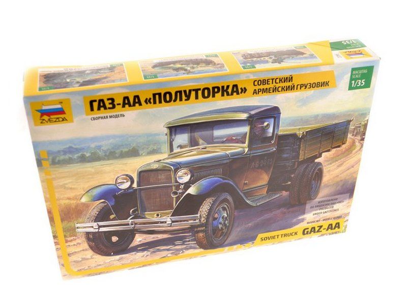 Сборная модель. Автомобиль ГАЗ-АА. 1/35.