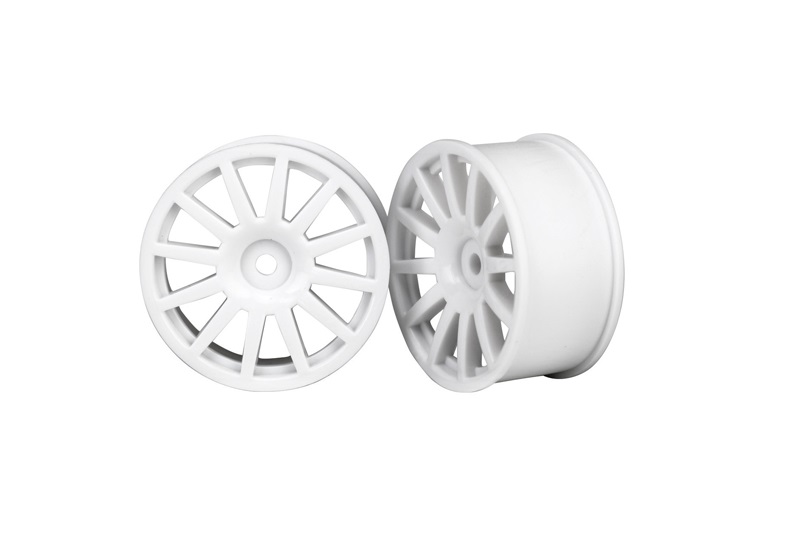 Wheels, 12-spoke (white) (2)