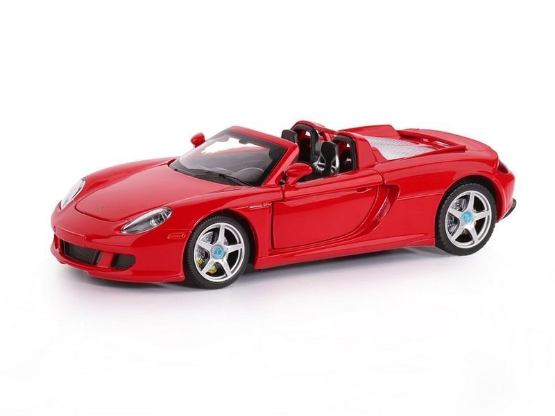 Машина ''АВТОПАНОРАМА'' Porsche Carrera GT, красный, 1/24, свет, звук, в/к 24,5*12,5*10,5 см