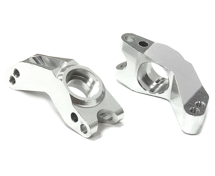 Кулаки задние (серебро) для 1/10 Rustler/Stampede 2WD/Slash 2WD