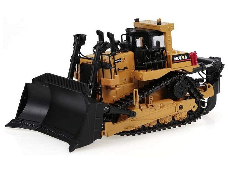Металлический бульдозер HUI NA TOYS 1/50