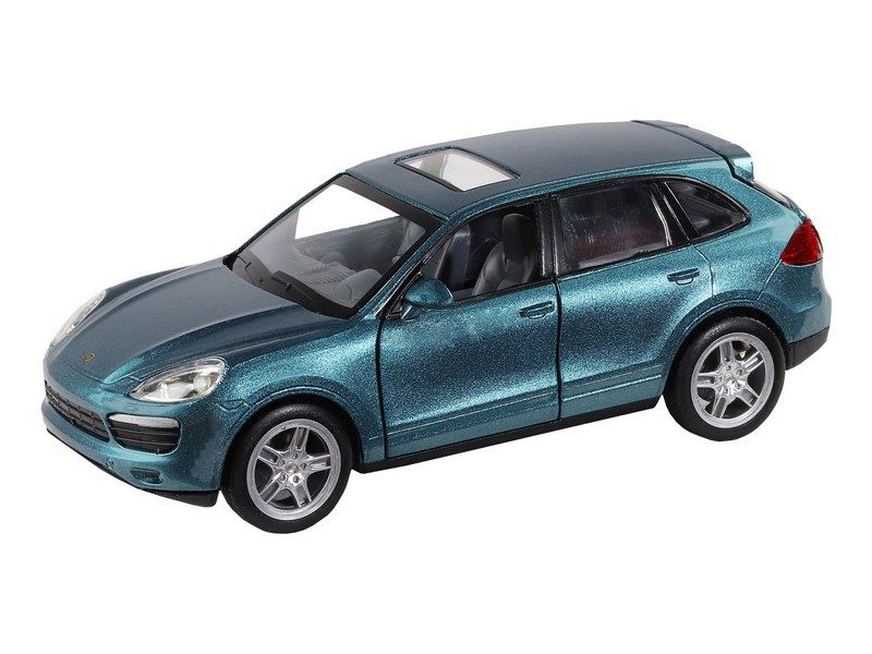 Машина ''АВТОПАНОРАМА'' Porsche Cayenne S, голубой, 1/32, свет, звук, инерция, в/к 17,5*13,5*9 см