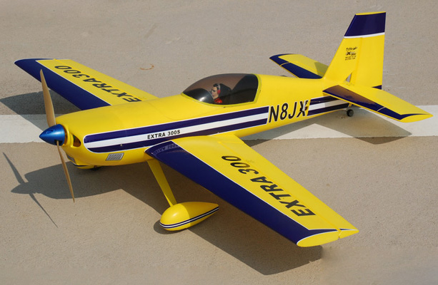 Самолет Hobbysky Extra 300 RTF (yellow) 2.4Ггц
