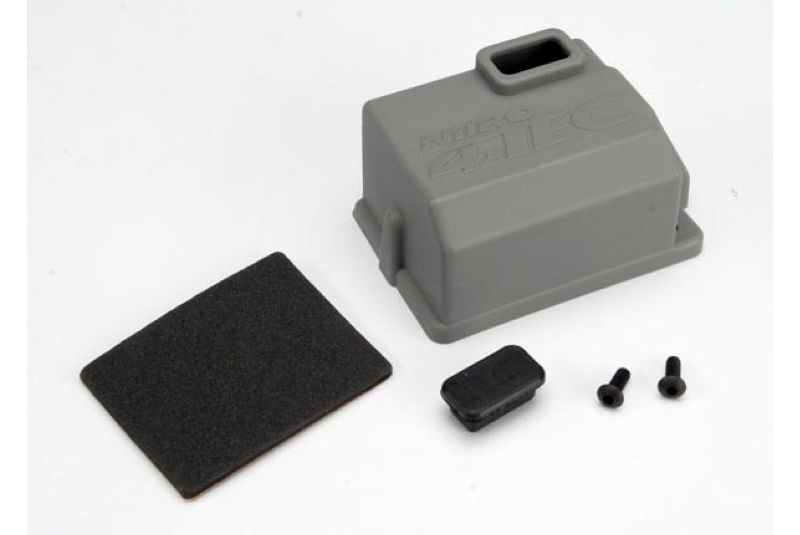 Cover, Receiver (1)/x-tal access rubber plug/adhesive foam chassis pad/ 3x8mm BCS (2)
