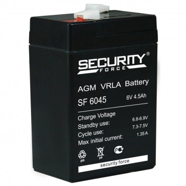Аккумулятор Security Force 6V 4.5Ah