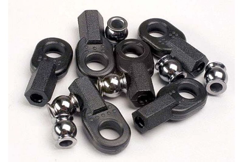 Rod ends, long (6)/ hollow ball connectors (6)