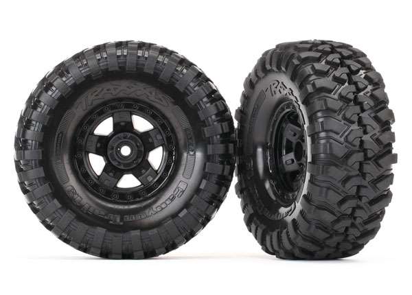 Шины и диски, assembled, glued (TRX-4® Sport 1.9” wheels, Canyon Trail 4.6x1.9” tires) (2)