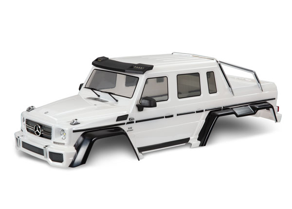 Кузов, Mercedes-Benz® G 63®, complete (pearl white) (includes grille, side mirrors, door handles, & windshield wipers)