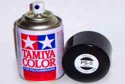Краска по лексану Tamiya PS-5 Black