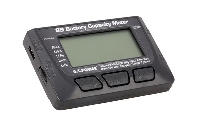 Измеритель емкости Li-Po аккумуляторов 8S G.T.Power