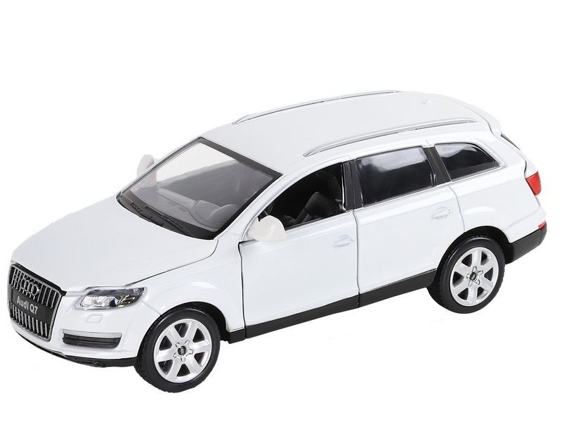 Машина ''АВТОПАНОРАМА'' Audi Q7, белый, 1/24, свет, звук, в/к 24,5*12,5*10,5 см