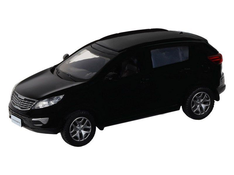 Машина ''АВТОПАНОРАМА'' KIA SPORTAGE R, черный, 1/39, инерция, в/к 17,5*12,5*6,5 см