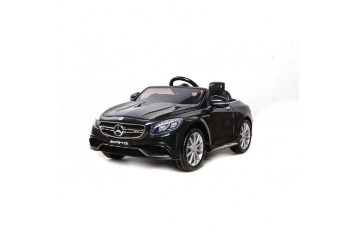 Радиоуправляемый детский электромобиль Mercedes-Benz S63 AMG 12V цвет черный