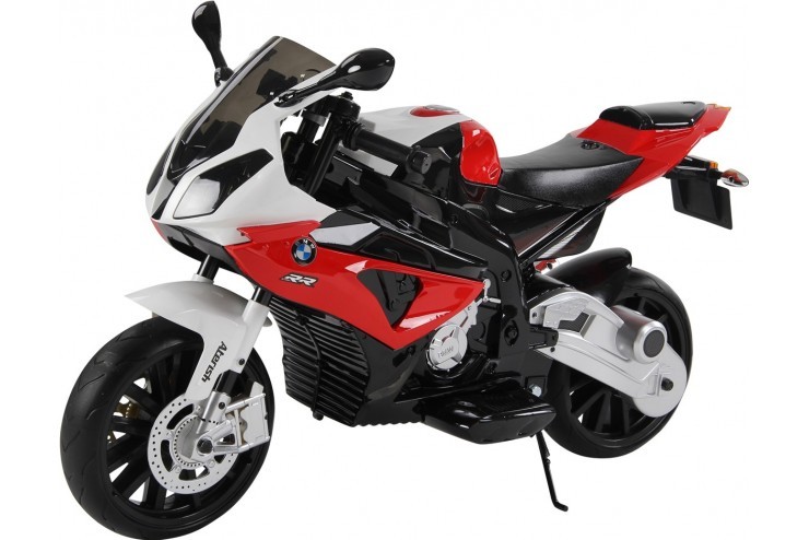 Детский электромобиль мотоцикл BMW S1000PR на аккумуляторе 12V цвет красный