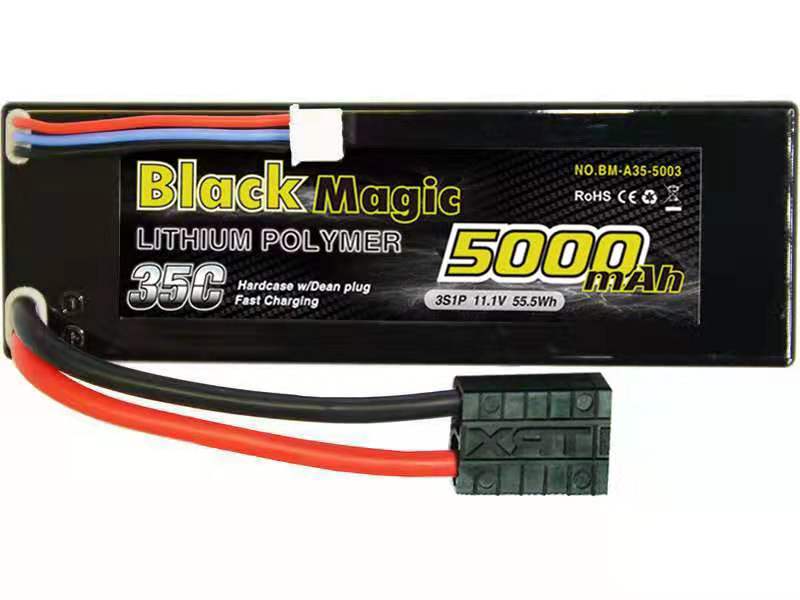 Аккумулятор Black Magic LiPo 35C/5000mah/11.1V ,3S1P(hardcase w/Traxxas Plug)