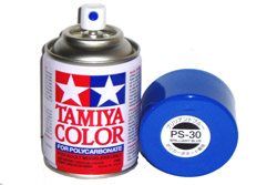 Краска по лексану Tamiya PS-30 Brilliant Blue