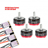 Комбо набор RS2205S 2300KV (4шт) + ESC Bullet 30A (4шт)