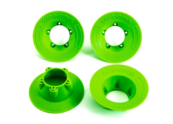 Колесные колпаки, зеленые (4) (подходит для колес #9572)