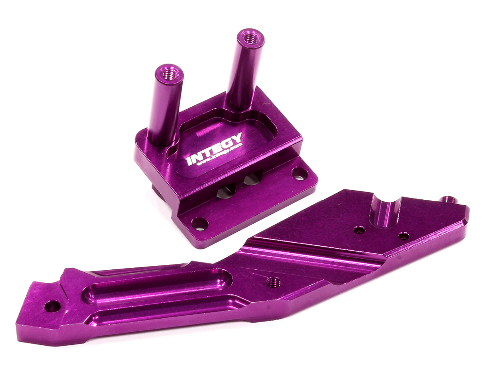 Rear Anti-Bending Plate for HPI 1/10 Bullet MT & Bullet ST (purple)
