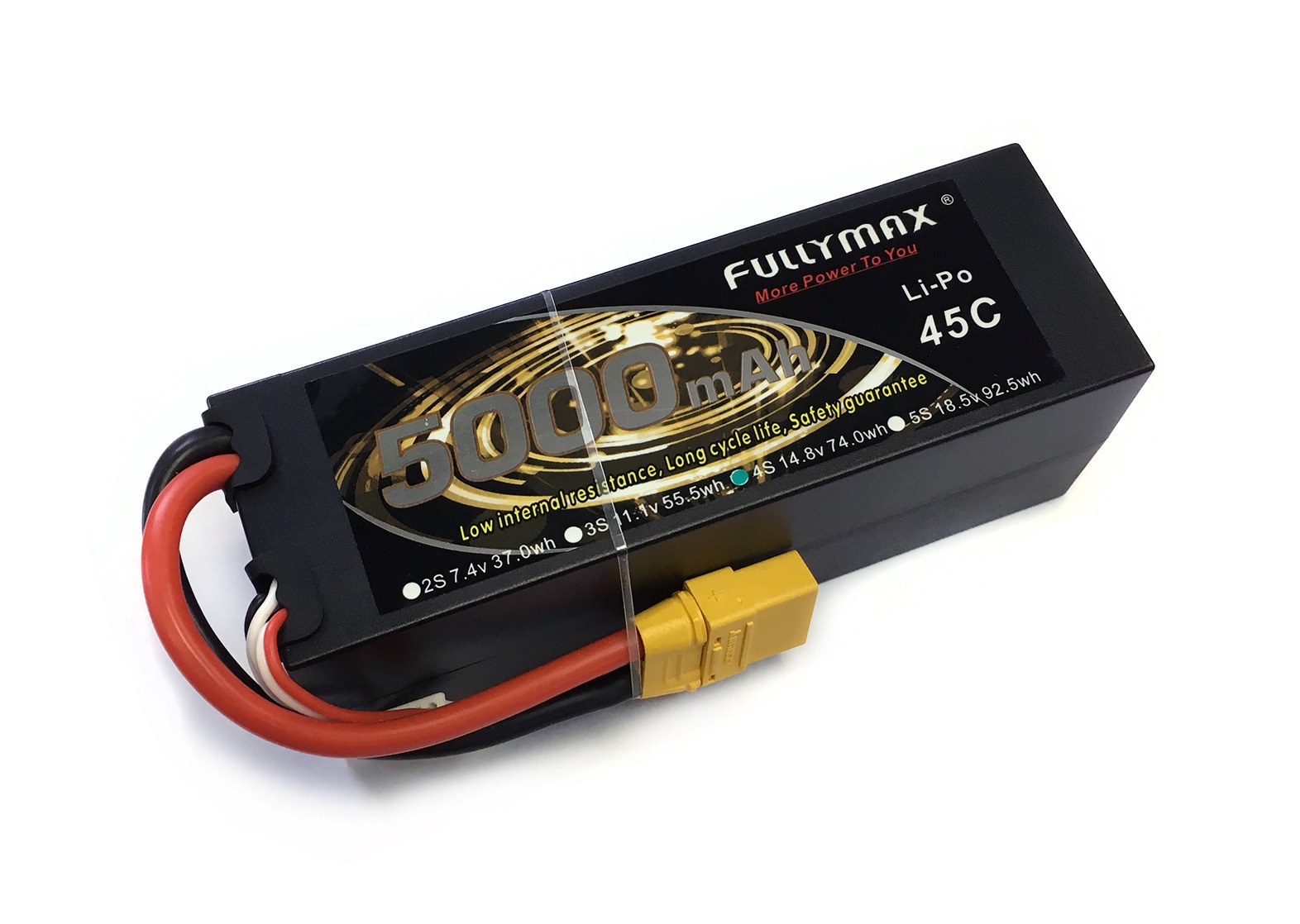 Аккумулятор LiPo Fullymax 14.8V 5000мАч 45C (в корпусе)
