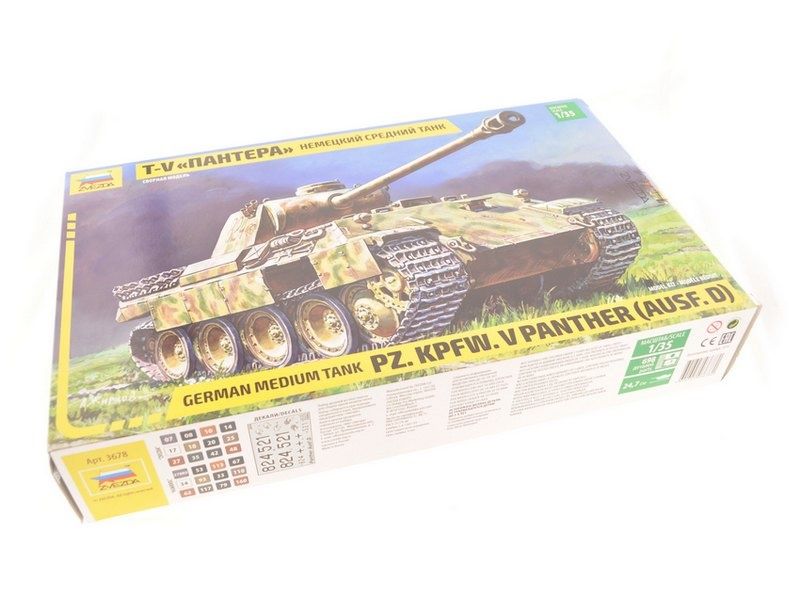 Сборная модель. Немецкий танк Пантера, 1/35