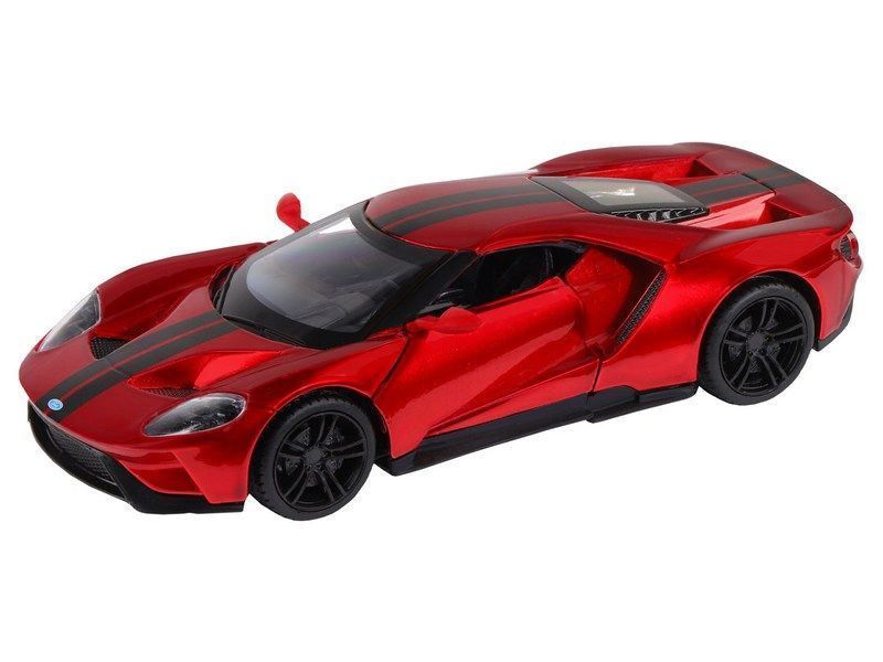 Машина ''АВТОПАНОРАМА'' Ford GT, красный, 1/32, свет, звук, инерция, в/к 17,5*12,5*6,5 см