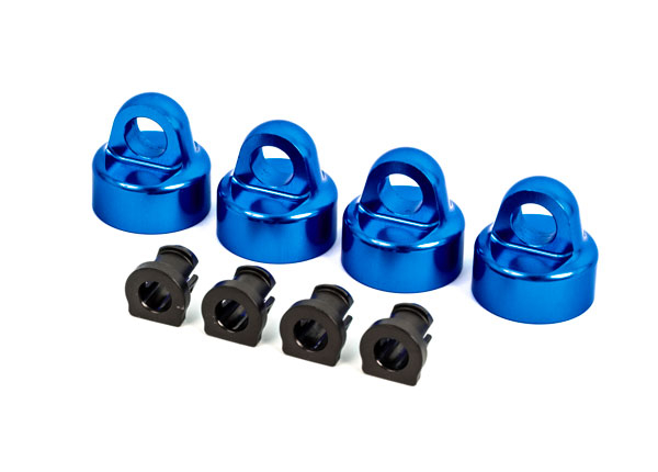 Колпачки амортизаторов, алюминий (анодированный в синий цвет), амортизаторы GT-Maxx®