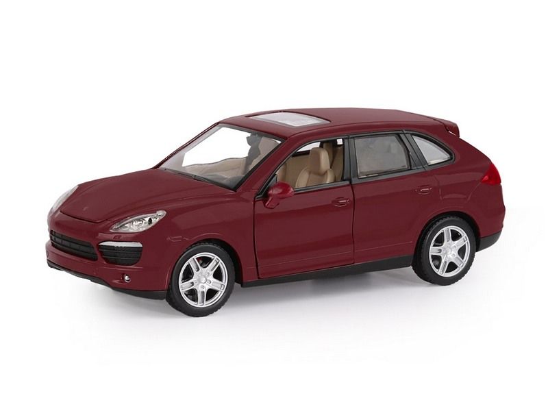Машина ''АВТОПАНОРАМА'' Porsche Cayenne S, бордовый, 1/24, в/к 24,5*12,5*10,5 см