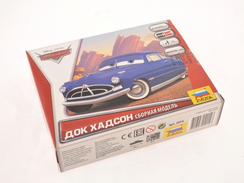 Сборная модель.''Тачки Дисней'' Хадсон. Звезда 1/43