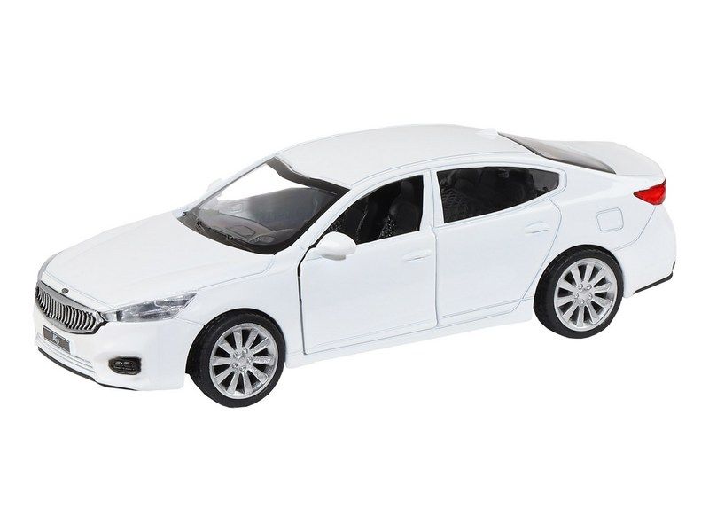 Машина ''АВТОПАНОРАМА'' KIA K7, белый, 1/41, инерция, в/к 17,5*12,5*6,5 см