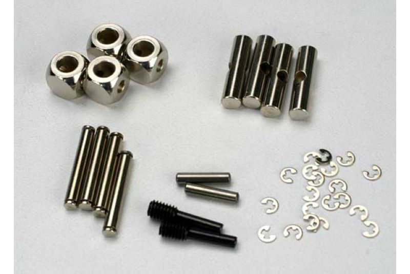 U-joints, driveshaft (carrier (4)/ 4.5mm cross pin (4)/ 3mm cross pin (4)/ e-clips (20)) (metal part