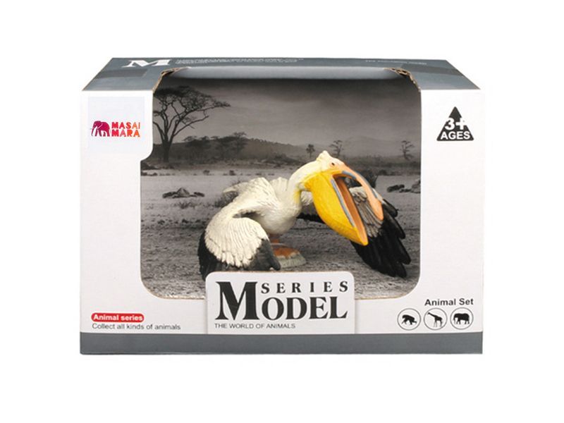 Фигурка игрушка MASAI MARA MM211-097 серии Мир диких животных: птица Пеликан