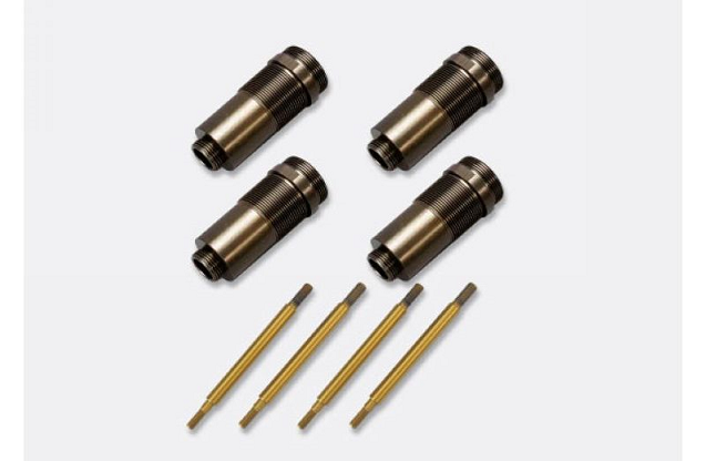 Bodies, GTR shock (hard-anodized, PTFE-coated aluminum) (4), with TiN shafts (4) (bodies and shafts