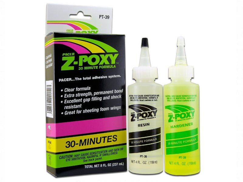 Эпоксидная смола ZAP Z-Poxy 30мин., двухкомпонентная, 237мл (set)