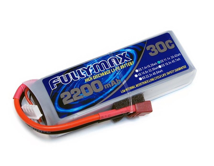 Аккумулятор LiPo Fullymax 11.1V 2200мАч 30C