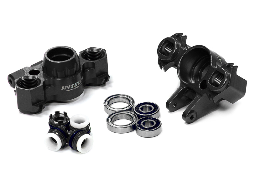 Кулаки поворотные (черный) для Traxxas 1/10 Revo 3.3 и E-Revo