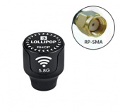 Антенна 5.8Ghz 2.3dBi RHCP RP-SMA (короткая, аналог Lollipop)