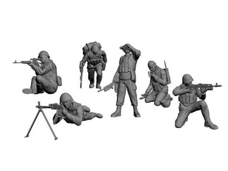 Сборная модель ZVEZDA Советские десантники. Афганистан, 1/35
