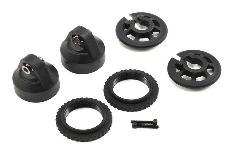 Shock caps, GTX shocks/ spring perch/ adjusters/ 2.5x14mm CS (2) (for 2 shocks)