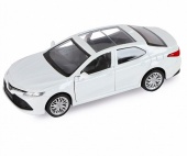 Машина АВТОПАНОРАМА Toyota Camry, белый, 1/43, откр. двери, инерция, в/к 17,5*12,5*6,5 см