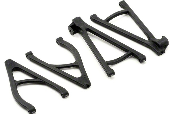 Suspension arm set, rear, extended wheelbase (lengthens wheelbase 10mm) (includes upper right &