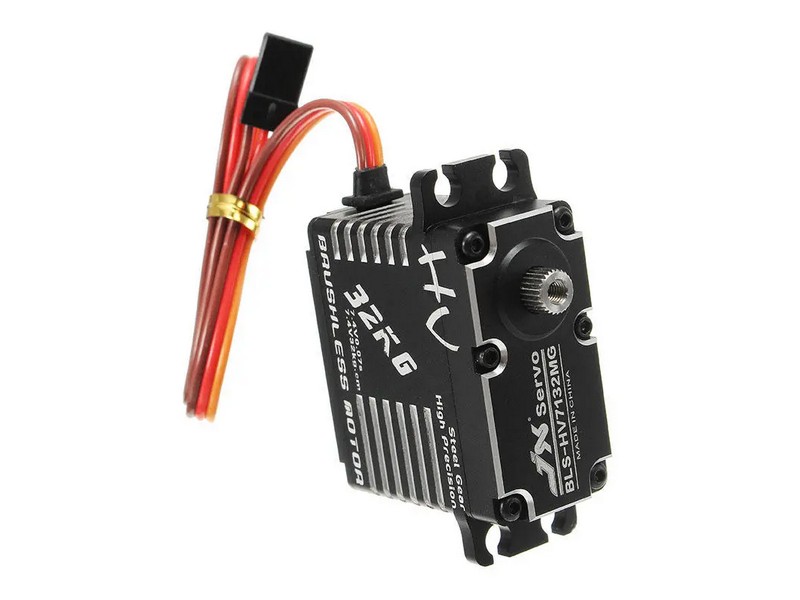 Сервомашинка цифровая JX Servo BLS-HV7132MG (71г/32.5/0.07/7.4V) бесколлекторная, Full metal