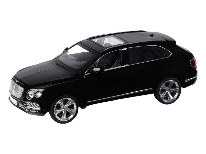 Машина ''АВТОПАНОРАМА'' Bentley Bentayga, черный, 1/34, свет, звук, инерция, в/к 17,5*13,5*9 см