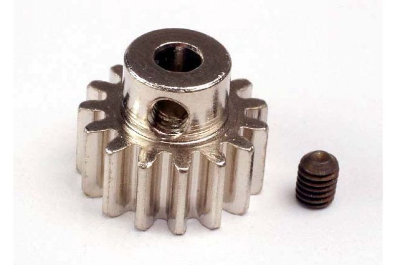 Gear, 15-T pinion (32-p) (mach. steel)/ set screw